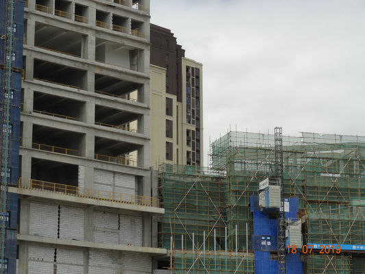 LED Ceiling Lamp 2000Kg Passenger And Material Hoist