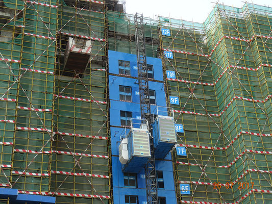 VFD Motor Control 36 M / Min Material Rack And Pinion Elevator