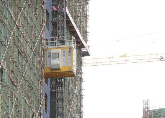 Safety 3000Kg Rack & Pinion Building Site Hoist