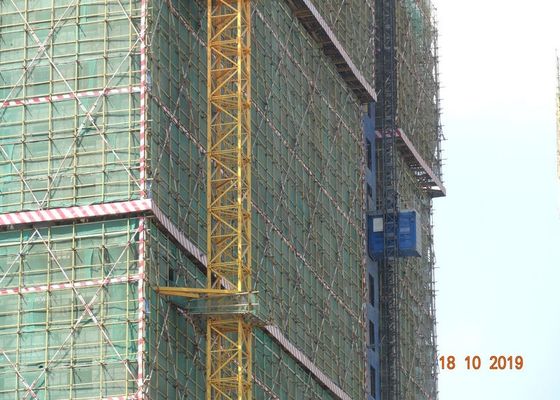 Rope Protection Construction Rack And Pinion Elevator