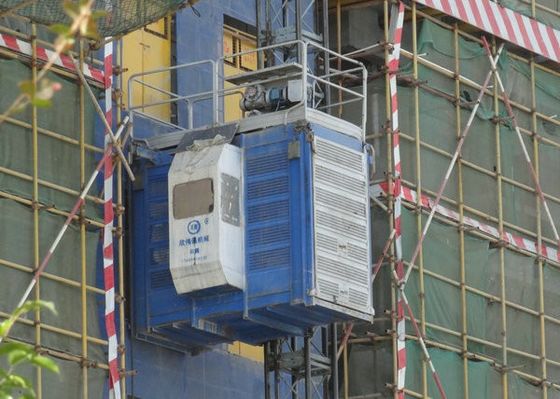 Q345B Steel 3.2M Rack And Pinion Construction Material Hoist