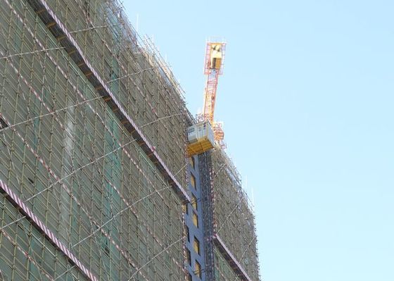 Intelligent Elevator Control 60M / Min Man And Material Hoist