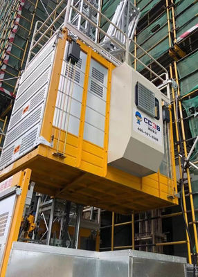 2 Ton Capacity Construction Building Hoist Of Passenger And Material Hoist