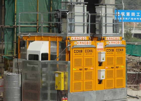 SC200/200 Rack Pinion Hoist Lift 60m/Min 2 Ton VFD Temporary Construction Elevators