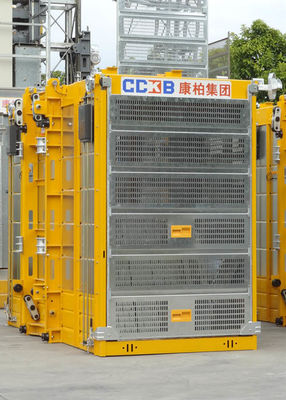 36M/Min Rack And Pinion Passenger Material Hoist For Construction Site