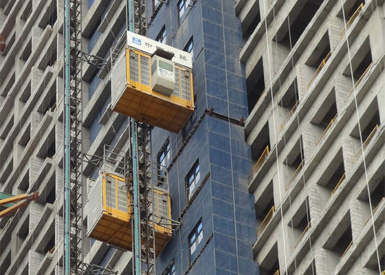 VFD Drive Rack & Pinion Construction Man And Material Hoist 0-60M/Min