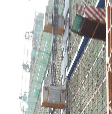 Builders Rack Pinion Construction Material Elevator TUV Certificated